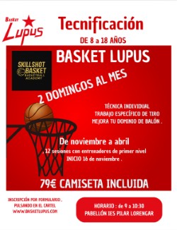 Éxito Rotundo en las Tecnificaciones de los Domingos de SkillShotBasket